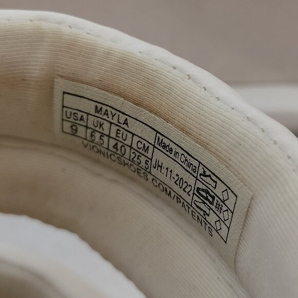 Vionic Mayla Slide Sandals (Ivory) - Picture 7 of 10